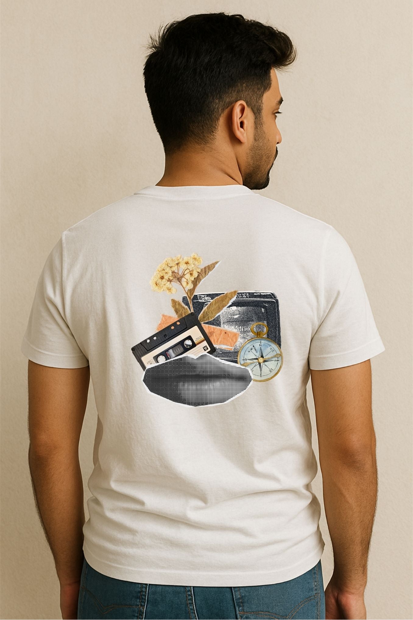 Supima Cotton Printed T-Shirt for Men - Far and Beyond - Regular Fit